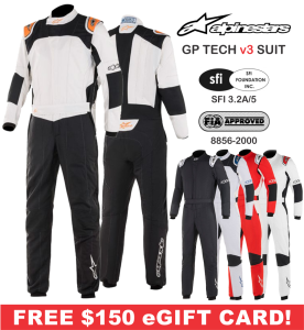 Shop Multi-Layer SFI-5 Suits - Alpinestars GP Tech v3 Suits - $1599.95