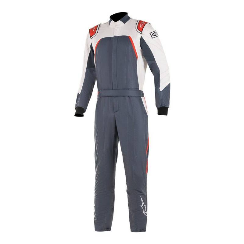 Alpinestars GP Pro Comp Suit - Asphalt/White/Red - Size 46