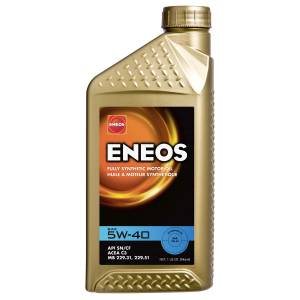 ENEOS Fully Synthetic High Performance Motor Oil - ENEOS 5W-40 Fully Synthetic Motor Oil