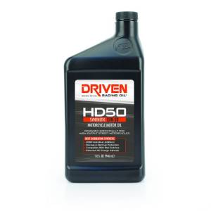 Driven Racing Oil - Driven HD50 15W-50 Synthetic Motorcycle Oil