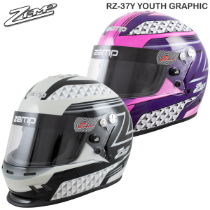 Youth Helmets - Zamp RZ-37Y Youth Graphic Racing Helmet - $206.96