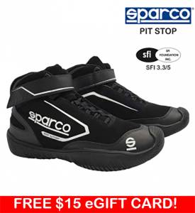 Sparco Racing Shoes - Sparco Pit Stop Shoe - $149