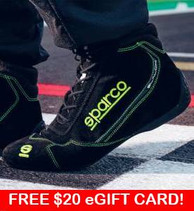 Sparco Racing Shoes - Sparco Slalom Shoe (MY2022) - $199