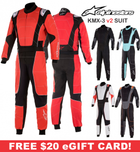 Karting Suits - Alpinestars KMX-3 v2 Karting Suit - $369.95