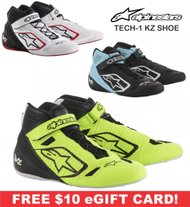 Karting Shoes - Alpinestars Tech-1 KZ Karting Shoe - $209.95