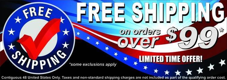 Free Shipping On Orders over $99