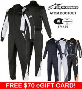 Shop Multi-Layer SFI-5 Suits - Alpinestars Atom SFI Bootcut Suits - $689.95