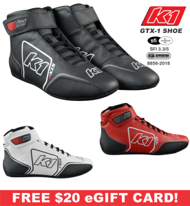 Shop All Auto Racing Shoes - K1 RaceGear GTX-1 Shoes - $199.99