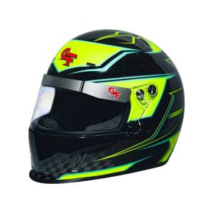 Youth Helmets - G-Force Junior CMR Helmet - Black/Yellow Graphics - $319