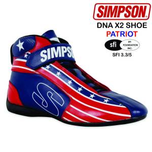 Simpson Racing Shoes - Simpson DNA X2 Patriot Shoe - $249.95