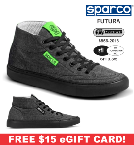 Sparco Racing Shoes - Sparco Futura Shoe (MY2023) - $169