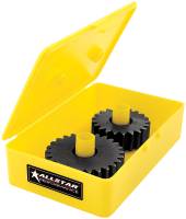 Allstar Performance - Allstar Performance Yellow Quick Change Gear Tote - 6 Spline Midget Gears (10 Pack)