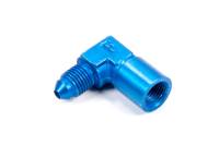 Fragola Performance Systems - Fragola Gauge Adapter -4 AN Male - 1/8 NPT Port - 90°