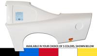 Five Star Race Car Bodies - Five Star ABC ULTRAGLASS Quarter Panel - White - RH- Traditional Roof Style