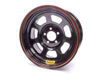 Bassett Racing Wheels - Bassett D-Hole Lightweight Wheel - 14" x 7" - 5 x 100mm - 4" BS - Black - 15 lbs.