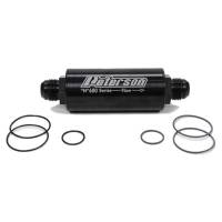 Peterson Fluid Systems - Peterson 600 Series Inline Fuel Filter -60 Micron -12 AN Fittings