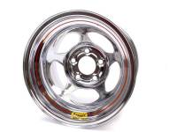 Bassett Racing Wheels - Bassett Inertia Advantage Wheel - 15" x 10" - 5 x 5" - Chrome - 4" Back Spacing - 20 lbs.