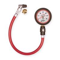 Longacre Racing Products - Longacre Deluxe 2-1/2" Glow-In-The-Dark Tire Pressure Gauge 0-30 psi By 1/2 lb