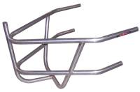 Triple X Race Components - Triple X 600 Mini Sprint Rear Bumper With Basket - Polished Stainless Steel