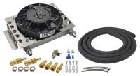 Derale Performance - Derale 15 Row Atomic Cool Plate & Fin Remote Transmission Cooler Kit, -8AN
