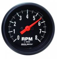 Auto Meter - Auto Meter Z-Series In-Dash Electric Tachometer - 2-1/16"