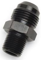 Russell Performance Products - Russell Adapter Fitting #6 to 1/2 NPT Straight Black