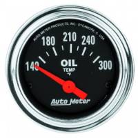 Auto Meter - Auto Meter Traditional Chrome Electric Oil Temperature Gauge - 2-1/16"