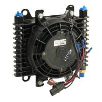 B&M - B&M Hi-Tech Transmission Cooler w/ Electric Fan
