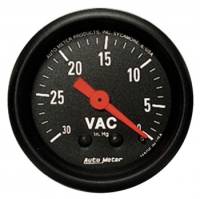 Auto Meter - Auto Meter Z-Series Mechanical Vacuum Gauge - 2-1/16"