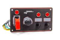 Longacre Racing Products - Longacre Ignition Panel Black w/2 Acc. and Pilot Light