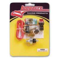 Longacre Racing Products - Longacre Low oil pressure warning lite kit w/ Battery Pack