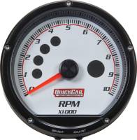 QuickCar Racing Products - QuickCar Redline Multi-Recall Tach White
