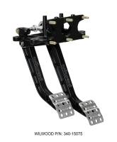 Wilwood Engineering - Wilwood Reverse Swing Mount Tru-Bar Brake and Clutch Pedal - 6.25:1 Brake - 5:1 Clutch