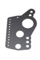 Chassis Engineering - Chassis Engineering Top Gun Mild steel Four-Link Housing Bracket w/ Shock Mount, 3/4" mounting holes.