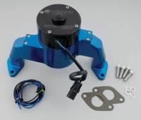 Meziere Enterprises - Meziere Ford FE Billet Electric Water Pump Blue