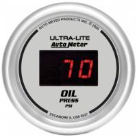 Auto Meter - Auto Meter Ultra-Lite Digital Oil Pressure Gauge - 2-1/16 in.