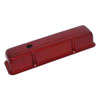 Moroso 68006 Red Powder Coated Aluminum Valve Cover for Small Block Chevy 