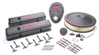 Proform Parts - Proform High-Tech Collector Series Dress-Up Kit - Chevrolet / Bow Tie - Black Crinkle