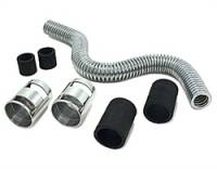 Spectre Performance - Spectre Magna-Kool Stainless Steel Radiator Hose Kit - Includes 24 in. Hose/Two 1.75 in. Rubber Sleeves/4 Reducer Inserts/4 Hose Clamps/2 Chrome Covers