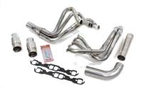 Dynatech - Dynatech 604 Chevy Crate Engine Dirt Late Model Headers - 1.625"-1.75" - 3.00" Collector - Stainless Steel