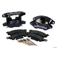 Wilwood Engineering - Wilwood D52 Front Caliper Kit - Black Powder Coat Caliper