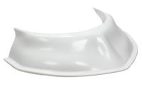 Dirt Defender Racing Products - Dirt Defender Racing Products 3-1/2" Height Hood Scoop 20" Wide Tapered Front Plastic - White
