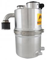 Peterson Fluid Systems - Peterson Fluid Systems Dry Sump Oil Tank 16 qt 19-7/8" Tall 9" OD - 16 AN Male O-Ring Inlet/Outlet