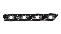 King Racing Products - King Racing Products 3/4" Opening Restrictor Plate Aluminum Natural Yamaha Silver/Black - Each