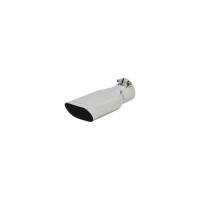 Flowmaster - Flowmaster Clamp-On Exhaust Tip 2-1/2" Inlet 2-1/4 x 4-1/4" Outlet 10" Long - Single Wall