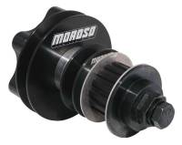 Moroso Performance Products - Moroso Performance Products Racing Oil Pump Belt Drive Dry Sump/External Oil Pump Aluminum Black Anodize - Short Water Pump