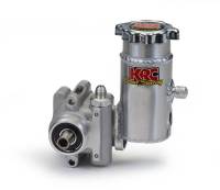 KRC Power Steering - KRC Power Steering Elite Power Steering Pump Adjustable psi Tank Included Aluminum - Natural