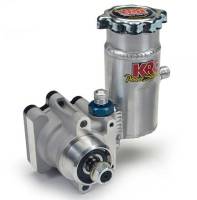 KRC Power Steering - KRC Power Steering Pro-Series III Power Steering Pump 1600 psi Bolt-On Tank Aluminum - Natural