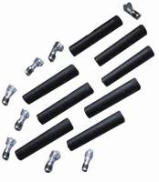 Taylor Cable Products - Taylor Cable Products Spark Plug Boot/Terminal Kit 8 mm Black - Straight- Set of 8