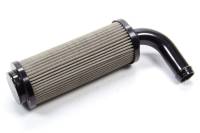 King Racing Products - King Racing Products 90 Degree Fuel Filter -" Tank 60 Micron Stainless Element 3/4" Hose Barb - Stainless